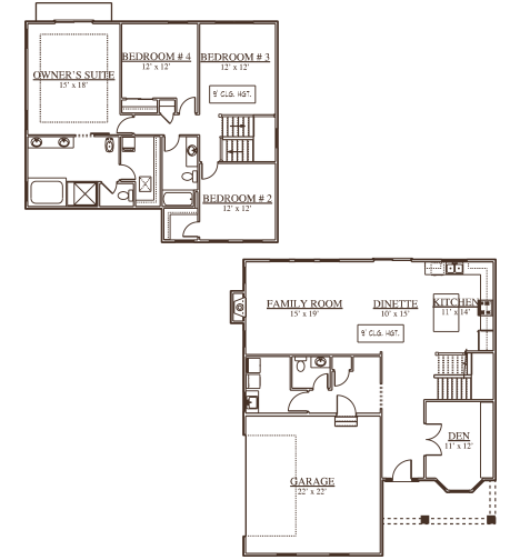 Oakland Model Floorplan