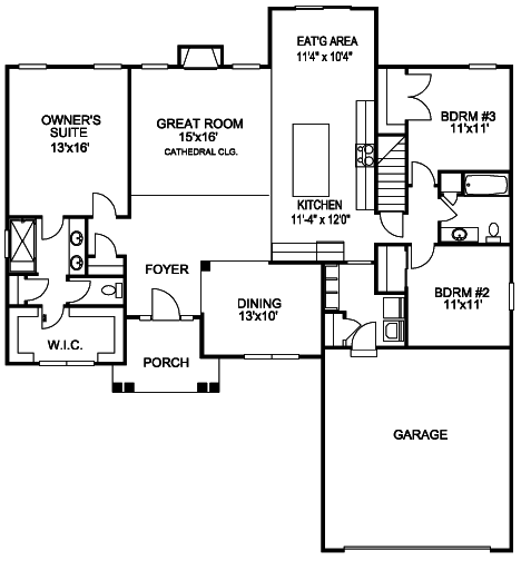 Belmont Model Floorplan