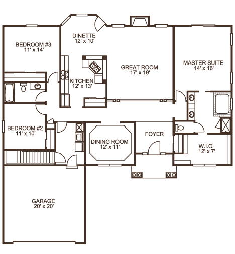 Camden Model Floorplan