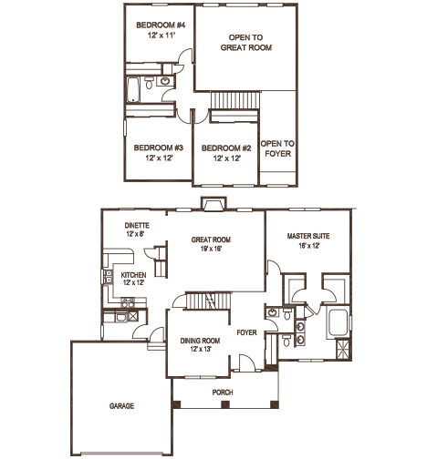 Oakland Model Floorplan