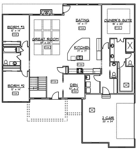 Richwood Model Floorplan