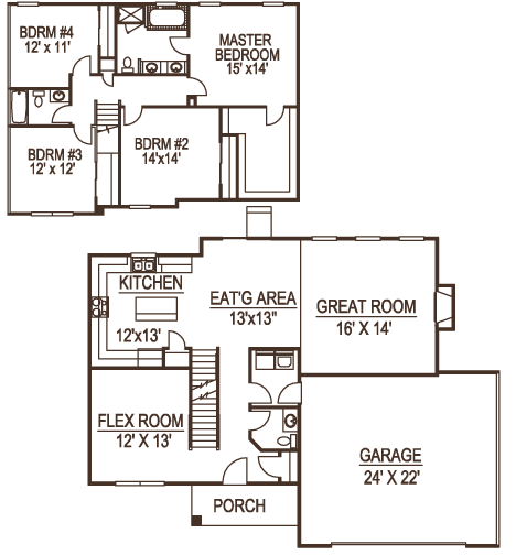 Richwood Model Floorplan